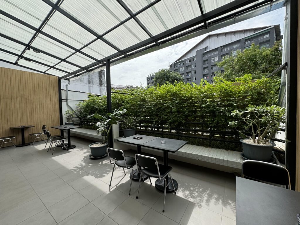 Space Trees balcony during the day.