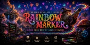 Rainbow Marker Cannabis Strain Space TRees Living Soil