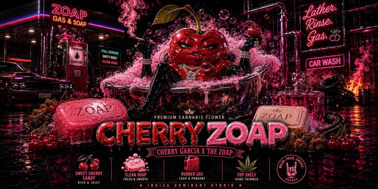 Cherry Zoap Cannabis Strain, Space Trees Thailand