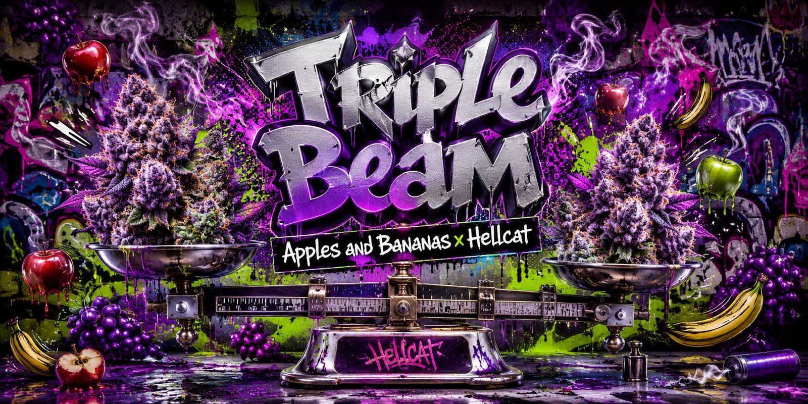 Triple Beam strain cannabis flower by Offensive Selections — Space Trees Chiang Mai living soil